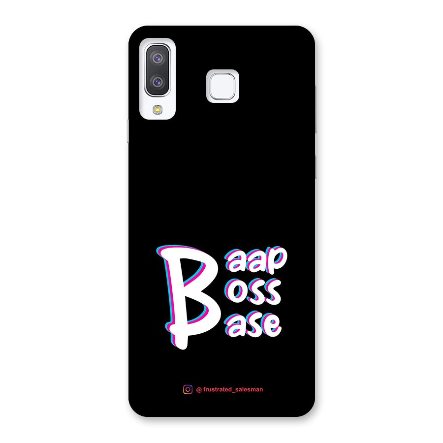 Baap Boss Base Black Back Case for Galaxy A8 Star