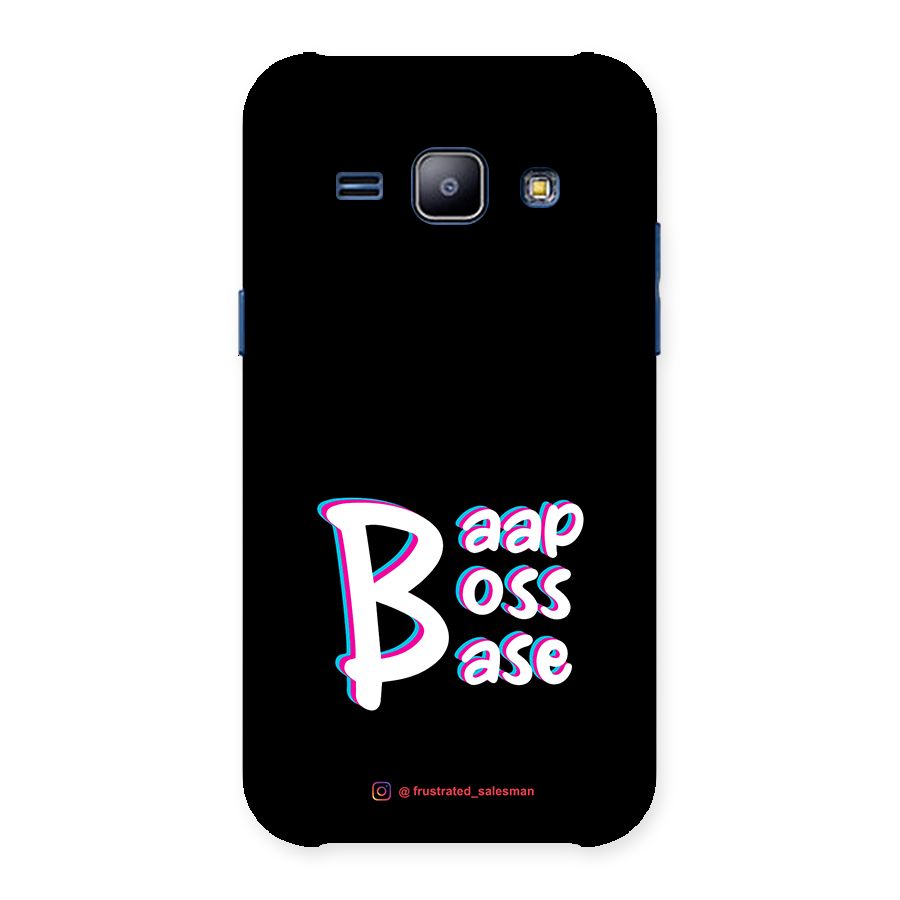 Baap Boss Base Black Back Case for Galaxy J1