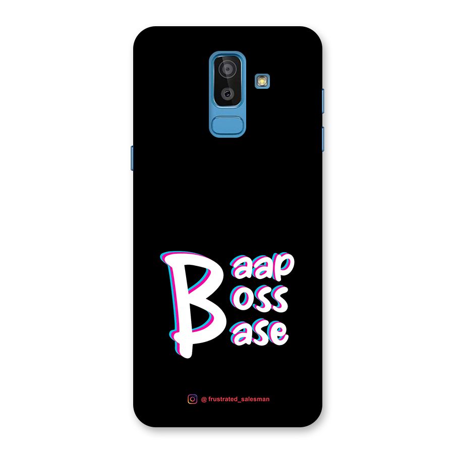 Baap Boss Base Black Back Case for Galaxy J8
