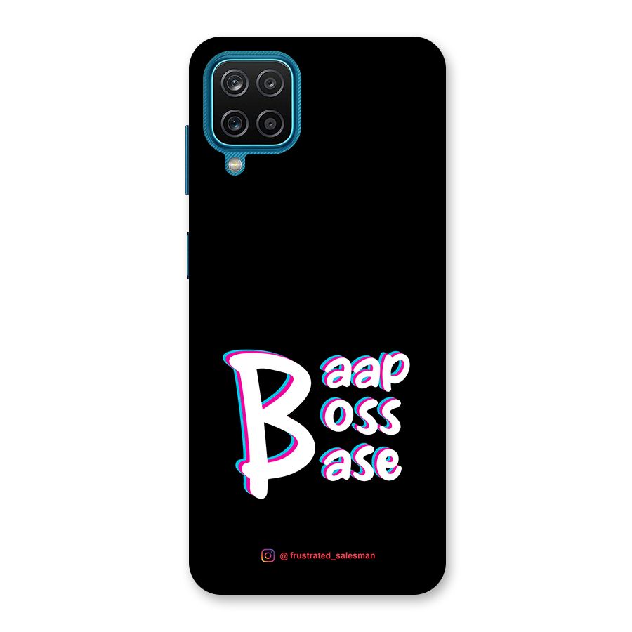 Baap Boss Base Black Back Case for Galaxy M12