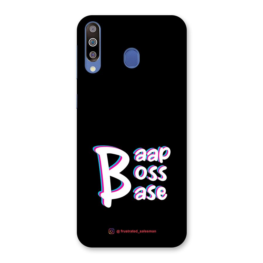 Baap Boss Base Black Back Case for Galaxy M30