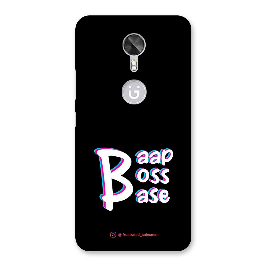 Baap Boss Base Black Back Case for Gionee A1
