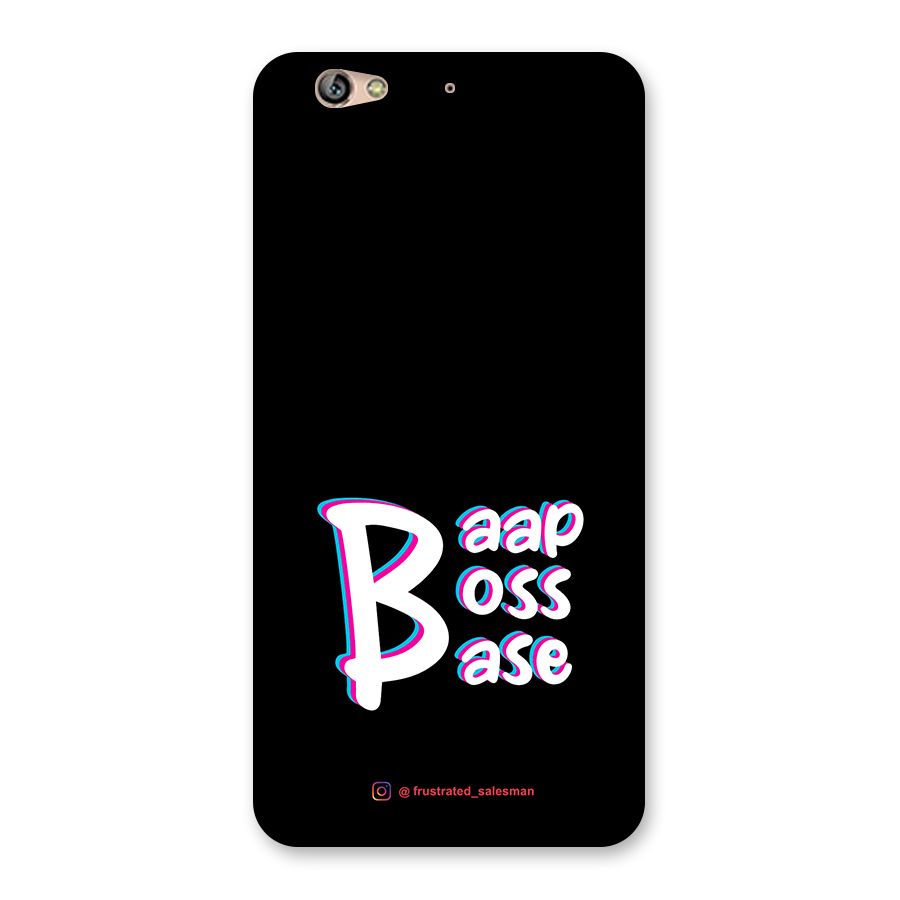 Baap Boss Base Black Back Case for Gionee S6