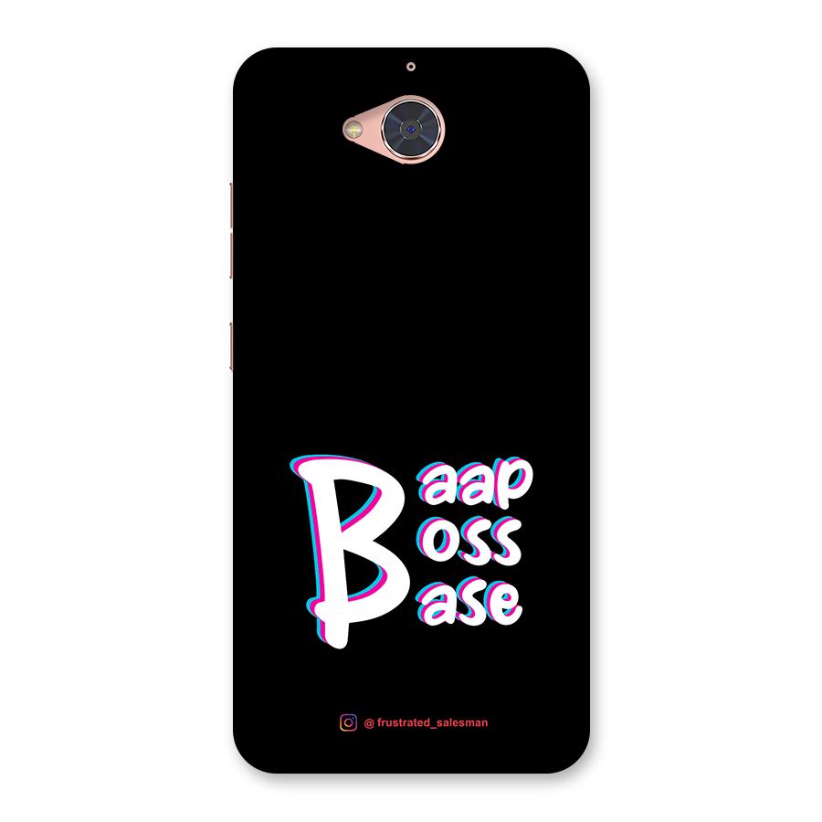 Baap Boss Base Black Back Case for Gionee S6 Pro