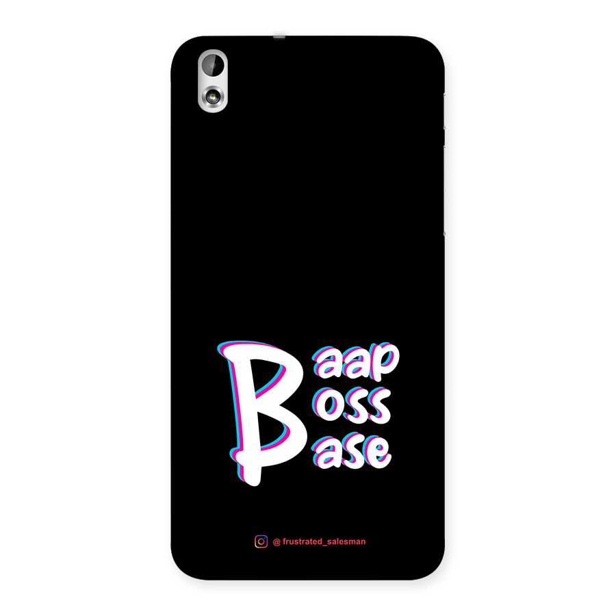 Baap Boss Base Black Back Case for HTC Desire 816g