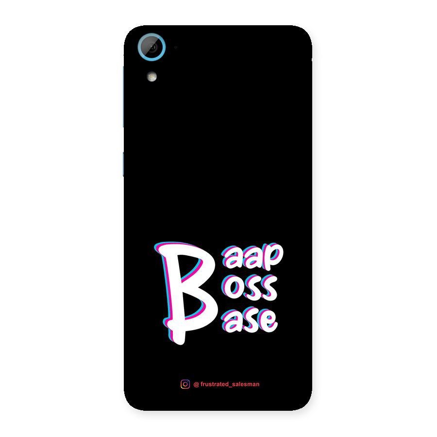Baap Boss Base Black Back Case for HTC Desire 826