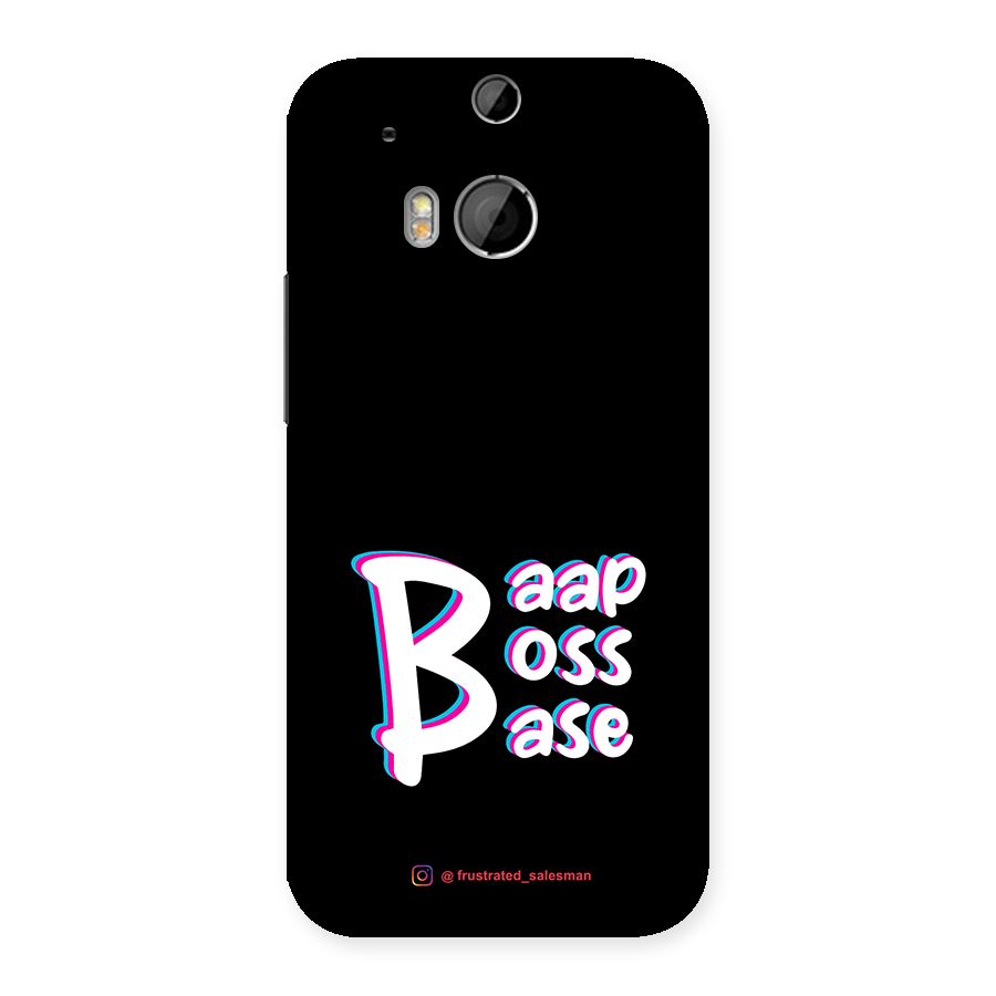 Baap Boss Base Black Back Case for HTC One M8