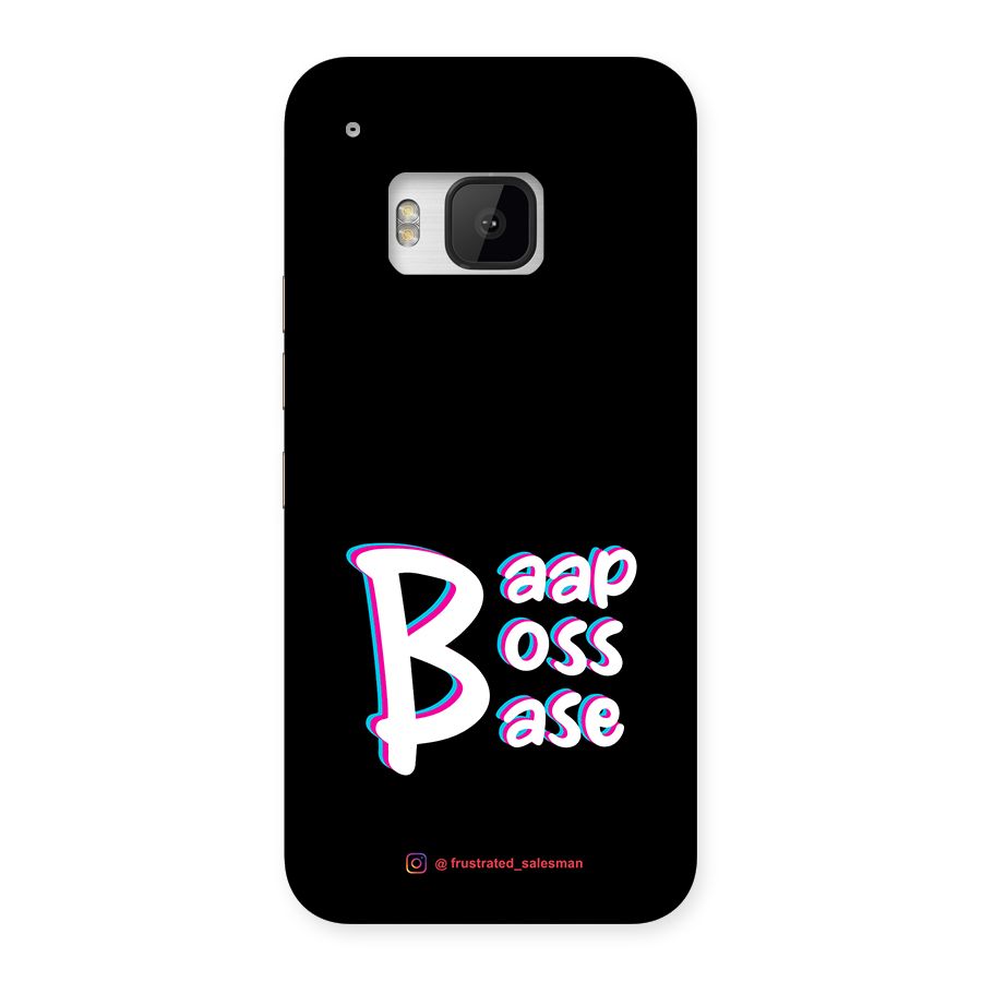 Baap Boss Base Black Back Case for HTC One M9