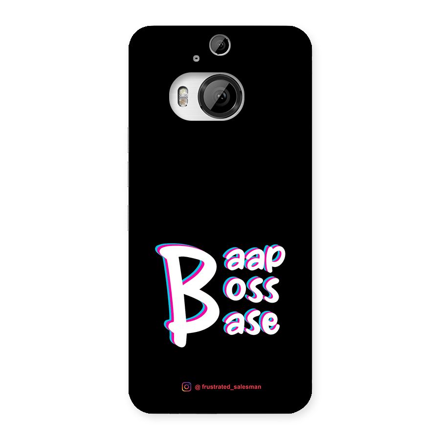 Baap Boss Base Black Back Case for HTC One M9 Plus