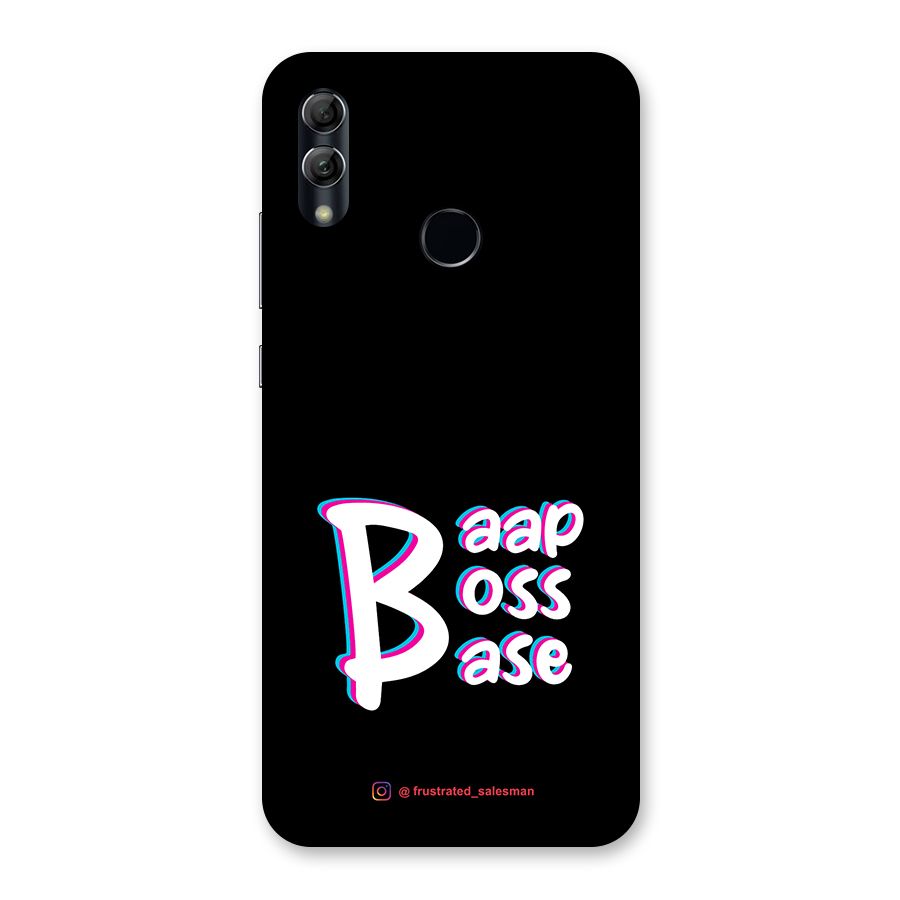 Baap Boss Base Black Back Case for Honor 10 Lite