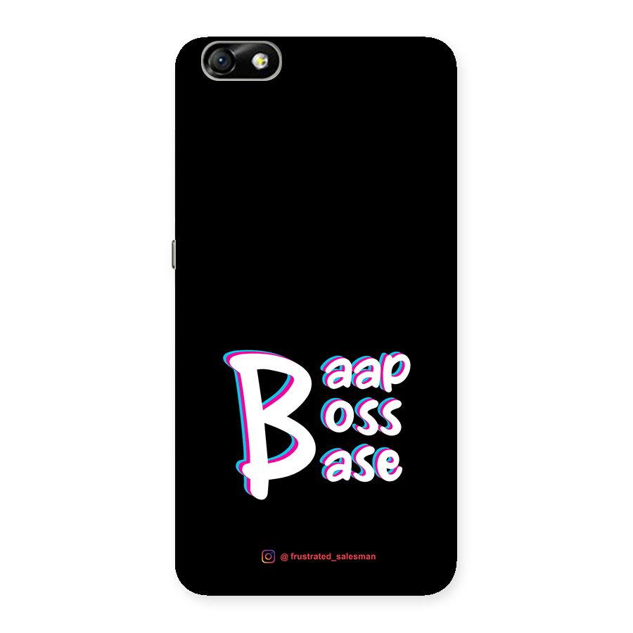 Baap Boss Base Black Back Case for Honor 4X
