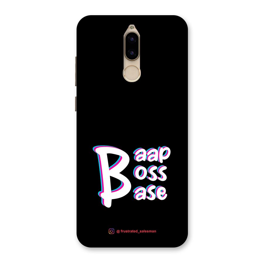Baap Boss Base Black Back Case for Honor 9i