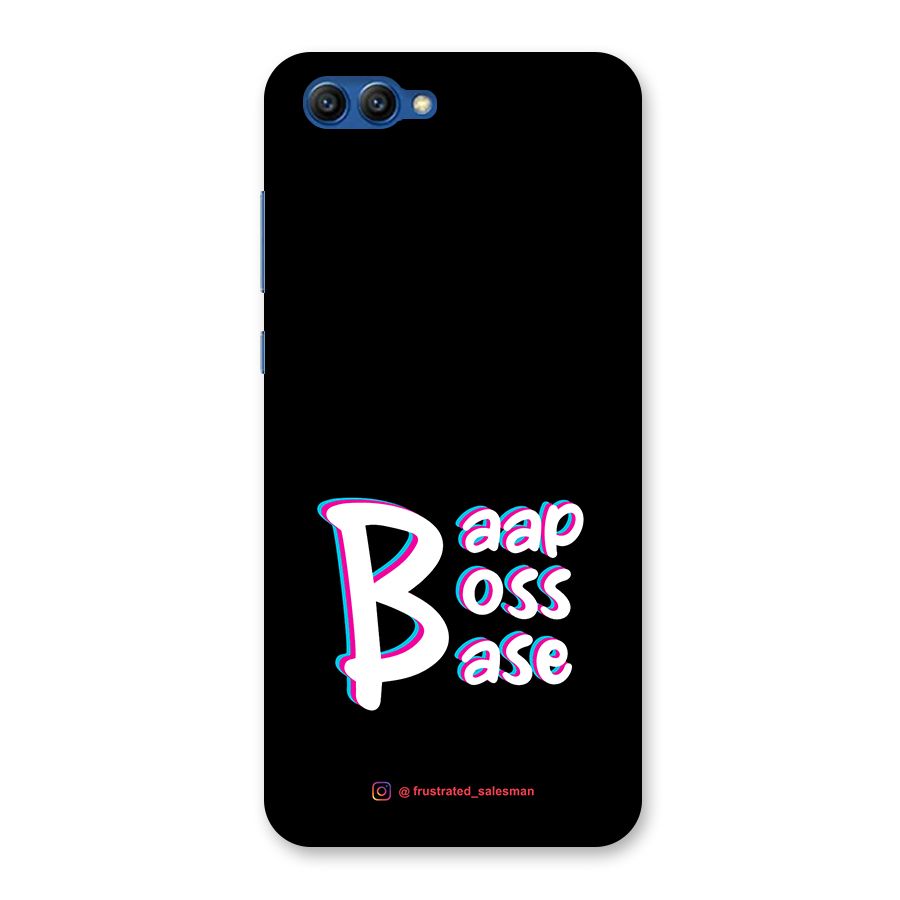 Baap Boss Base Black Back Case for Honor View 10