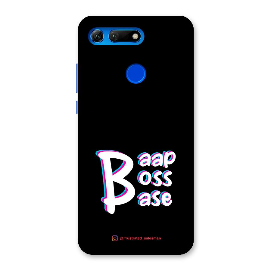 Baap Boss Base Black Back Case for Honor View 20