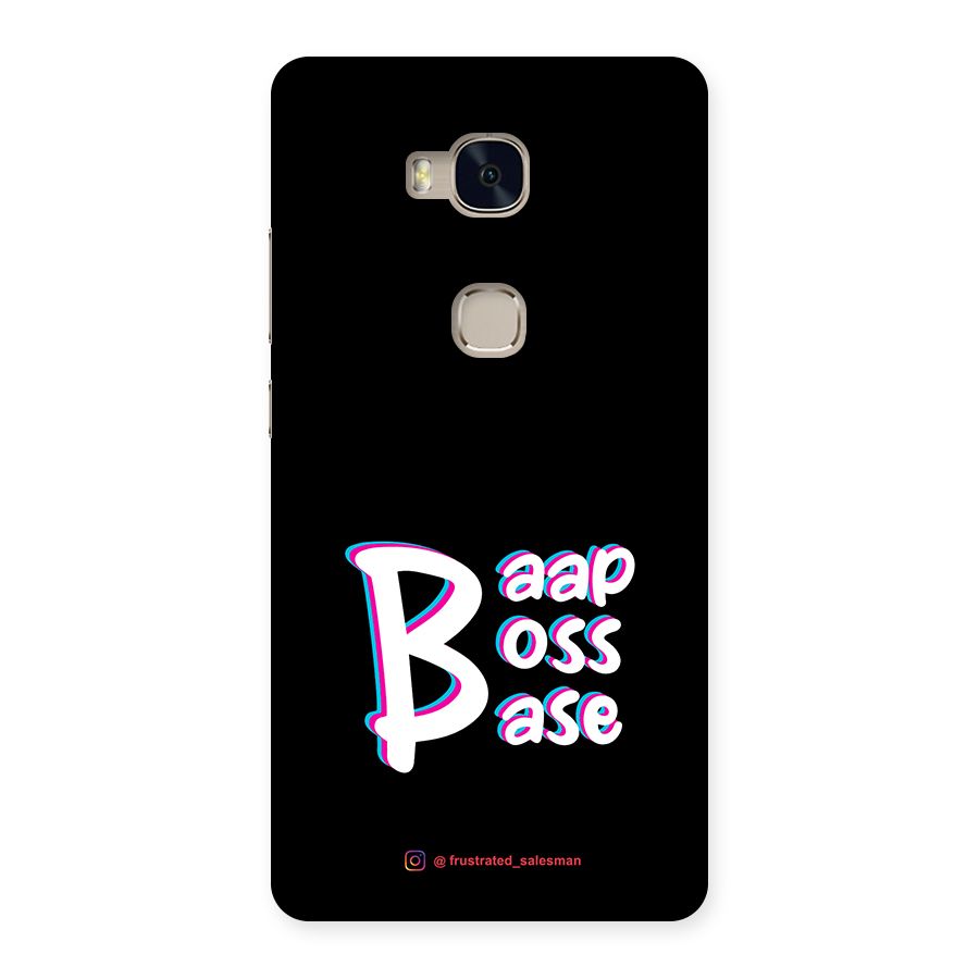 Baap Boss Base Black Back Case for Huawei Honor 5X