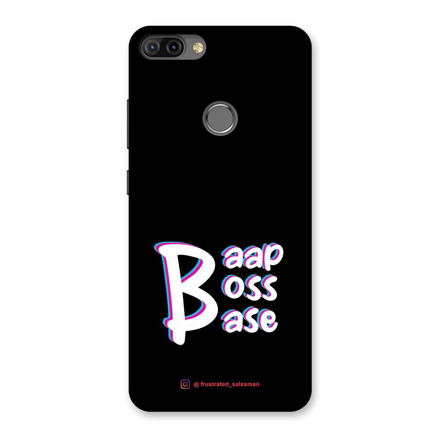 Baap Boss Base Black Back Case for Infinix Hot 6 Pro
