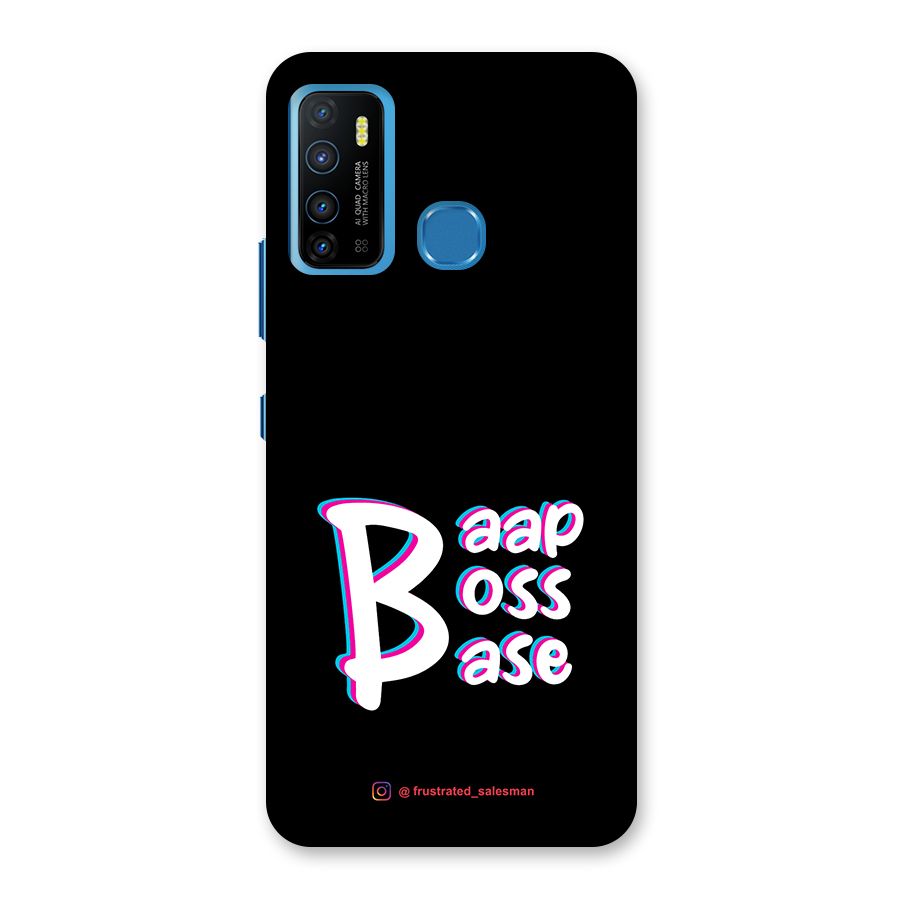 Baap Boss Base Black Back Case for Infinix Hot 9