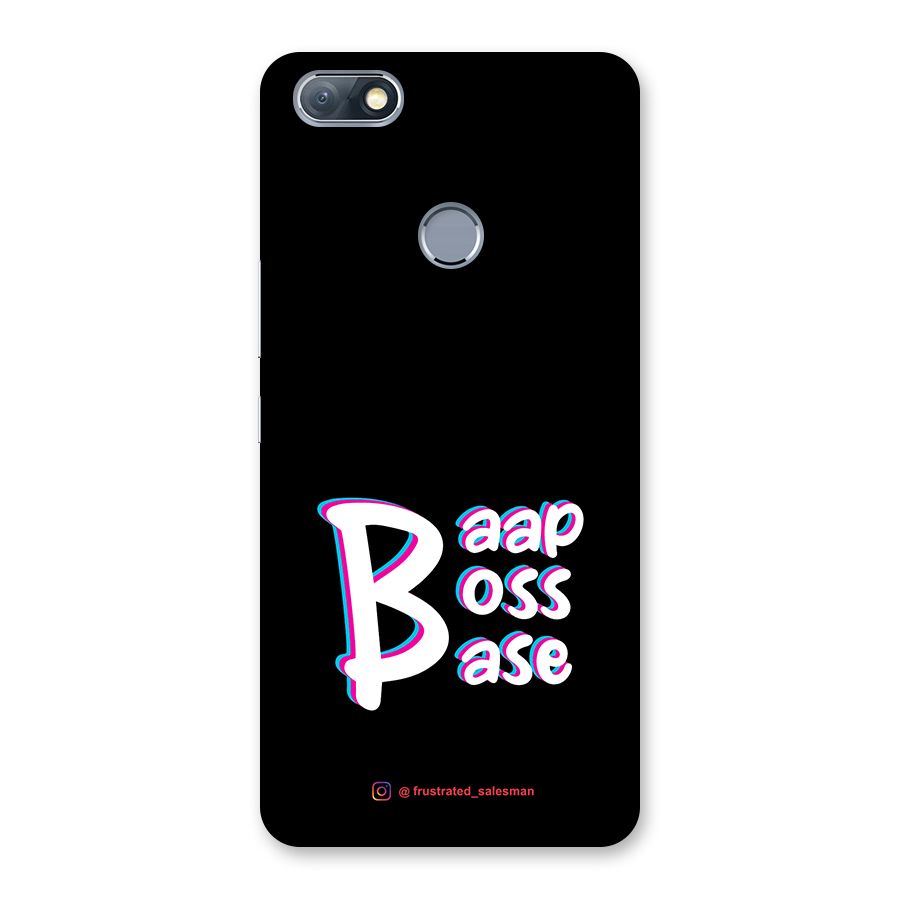 Baap Boss Base Black Back Case for Infinix Note 5