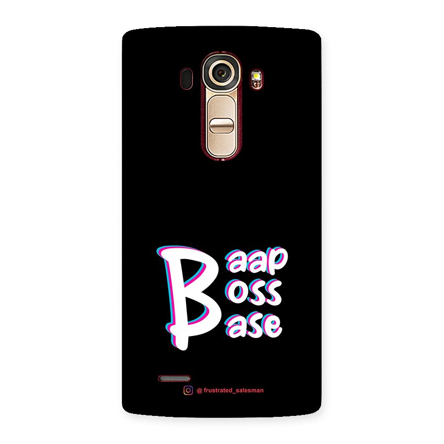 Baap Boss Base Black Back Case for LG G4