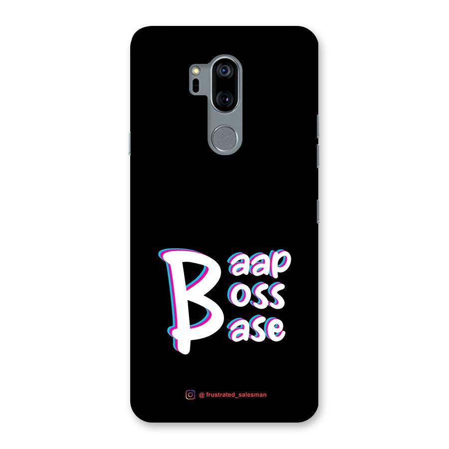 Baap Boss Base Black Back Case for LG G7