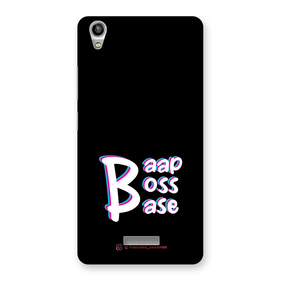 Baap Boss Base Black Back Case for Lava-Pixel-V1