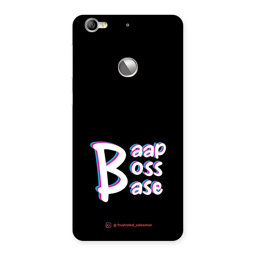 Baap Boss Base Black Back Case for LeTV Le 1s