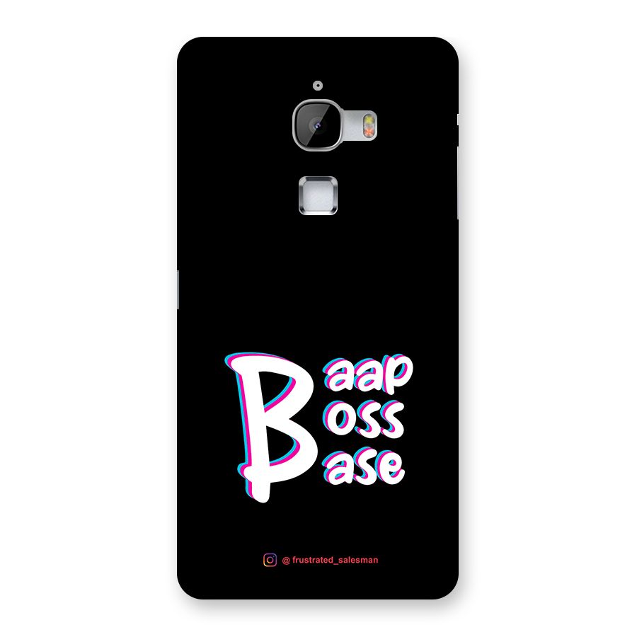 Baap Boss Base Black Back Case for LeTv Le Max