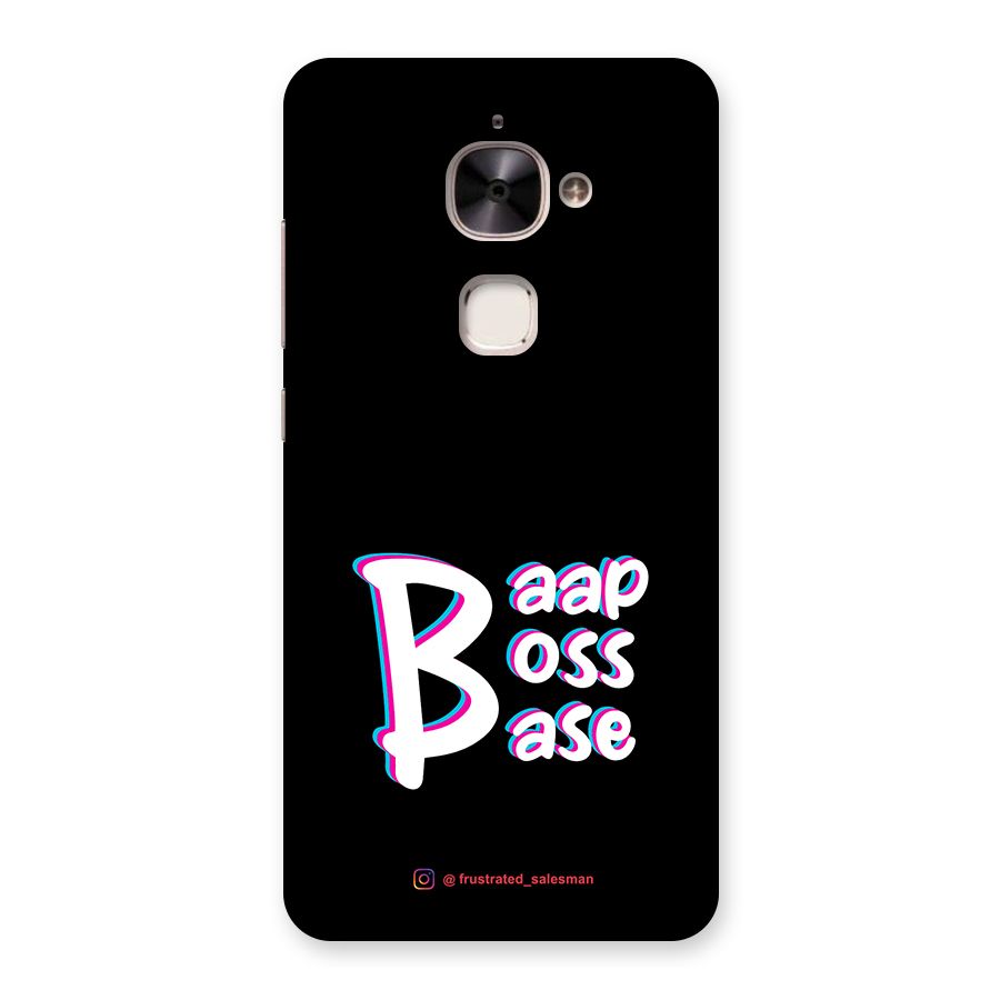 Baap Boss Base Black Back Case for Le 2