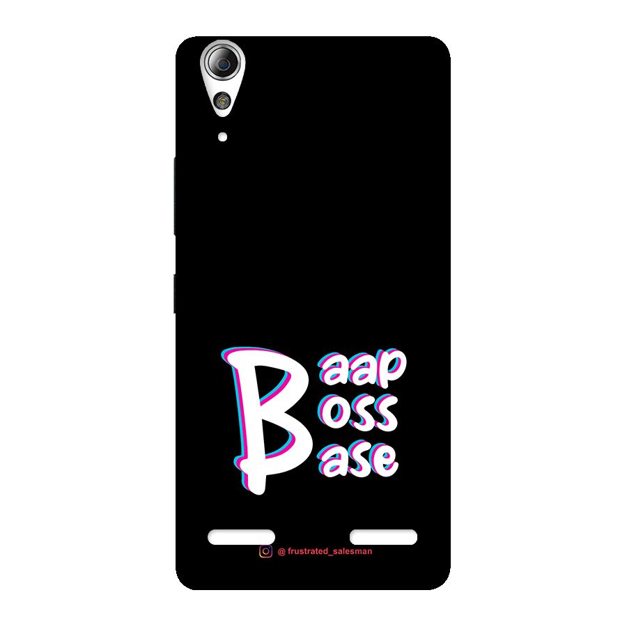 Baap Boss Base Black Back Case for Lenovo A6000 Plus