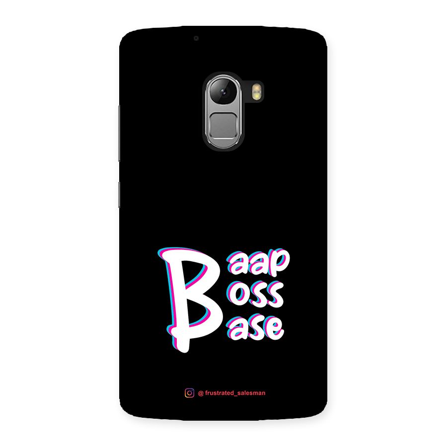 Baap Boss Base Black Back Case for Lenovo K4 Note