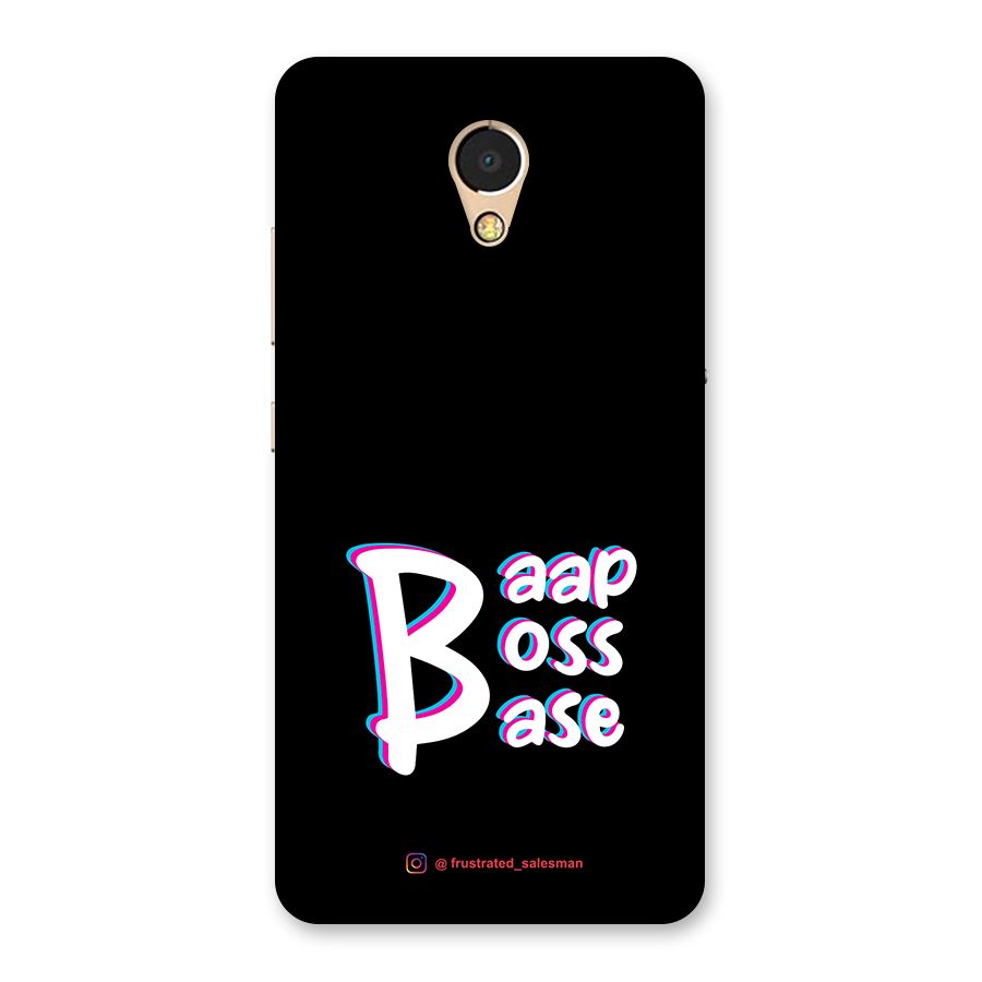 Baap Boss Base Black Back Case for Lenovo P2