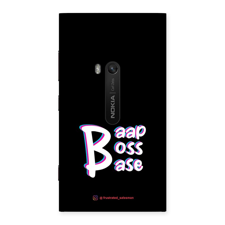 Baap Boss Base Black Back Case for Lumia 920