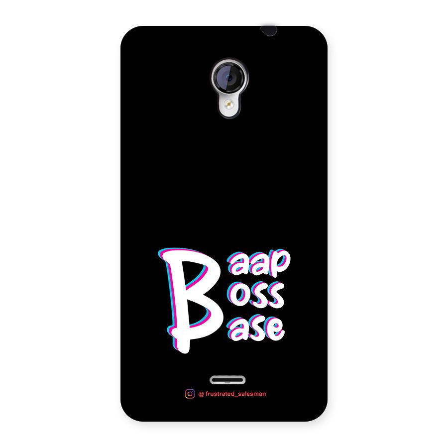 Baap Boss Base Black Back Case for Micromax Unite 2 A106