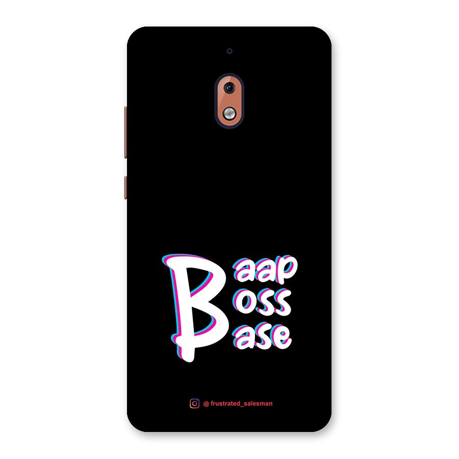 Baap Boss Base Black Back Case for Nokia 2.1