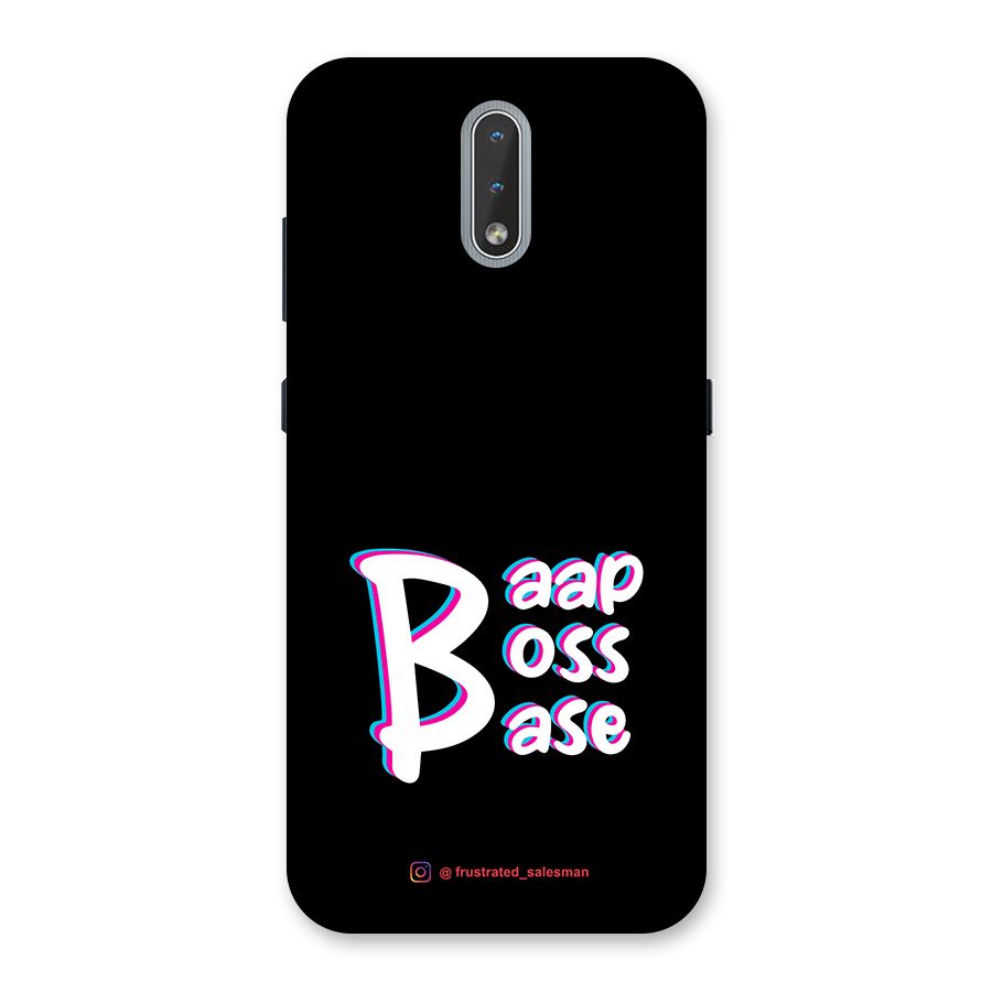 Baap Boss Base Black Back Case for Nokia 2.3