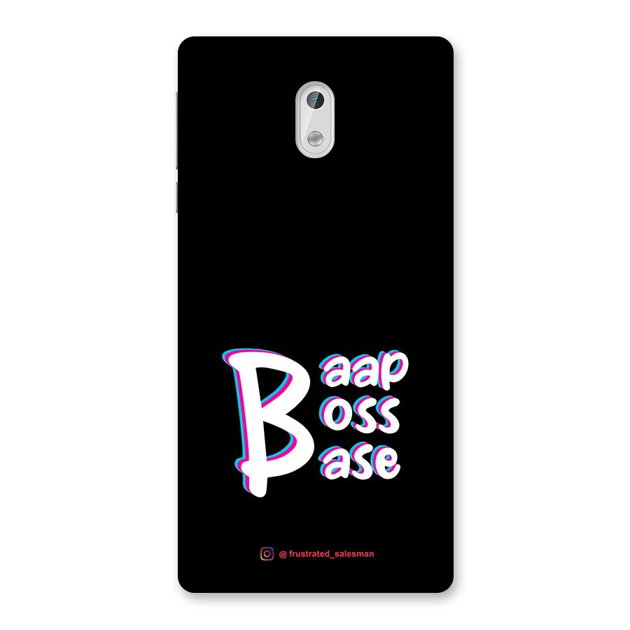 Baap Boss Base Black Back Case for Nokia 3