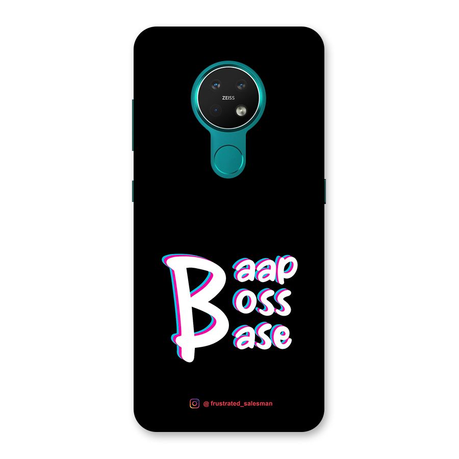 Baap Boss Base Black Back Case for Nokia 7.2