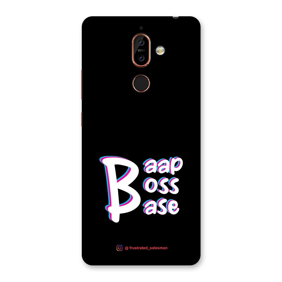 Baap Boss Base Black Back Case for Nokia 7 Plus