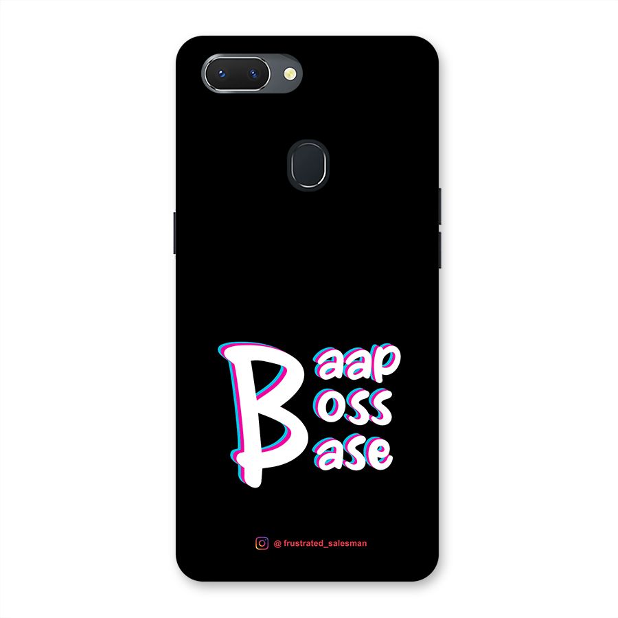 Baap Boss Base Black Back Case for Oppo Realme 2