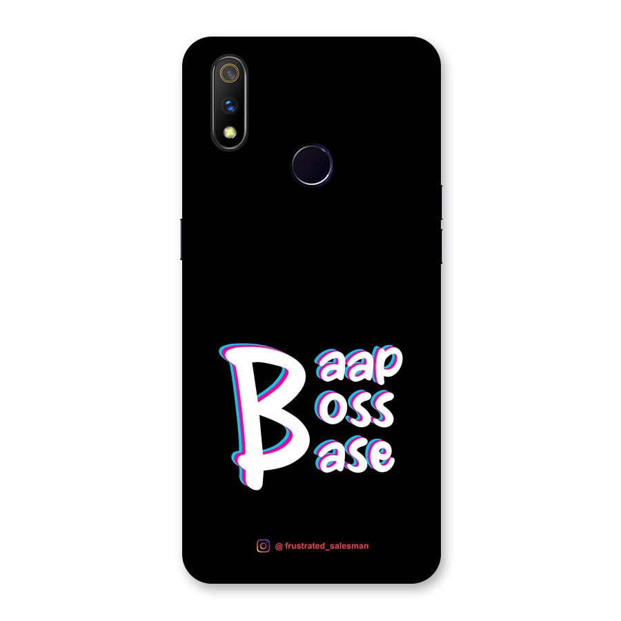 Baap Boss Base Black Back Case for Realme 3 Pro