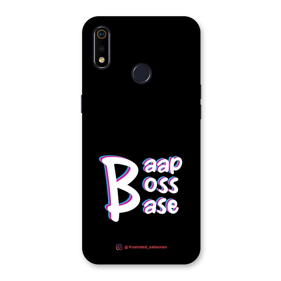 Baap Boss Base Black Back Case for Realme 3i