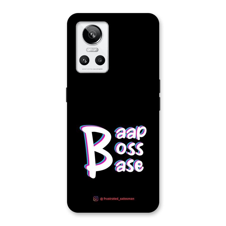 Baap Boss Base Black Back Case for Realme GT Neo 3