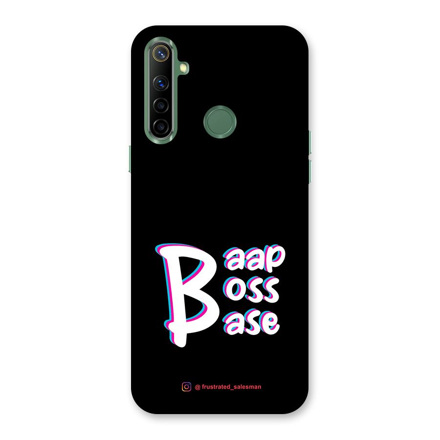 Baap Boss Base Black Back Case for Realme Narzo 10