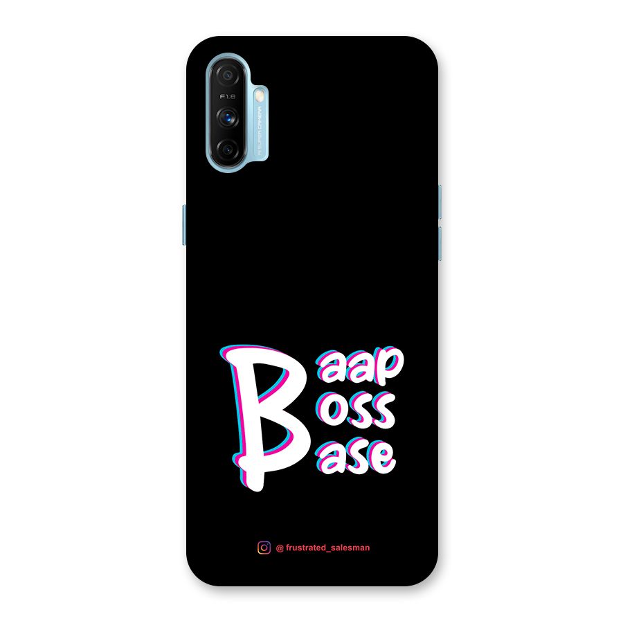 Baap Boss Base Black Back Case for Realme Narzo 20A