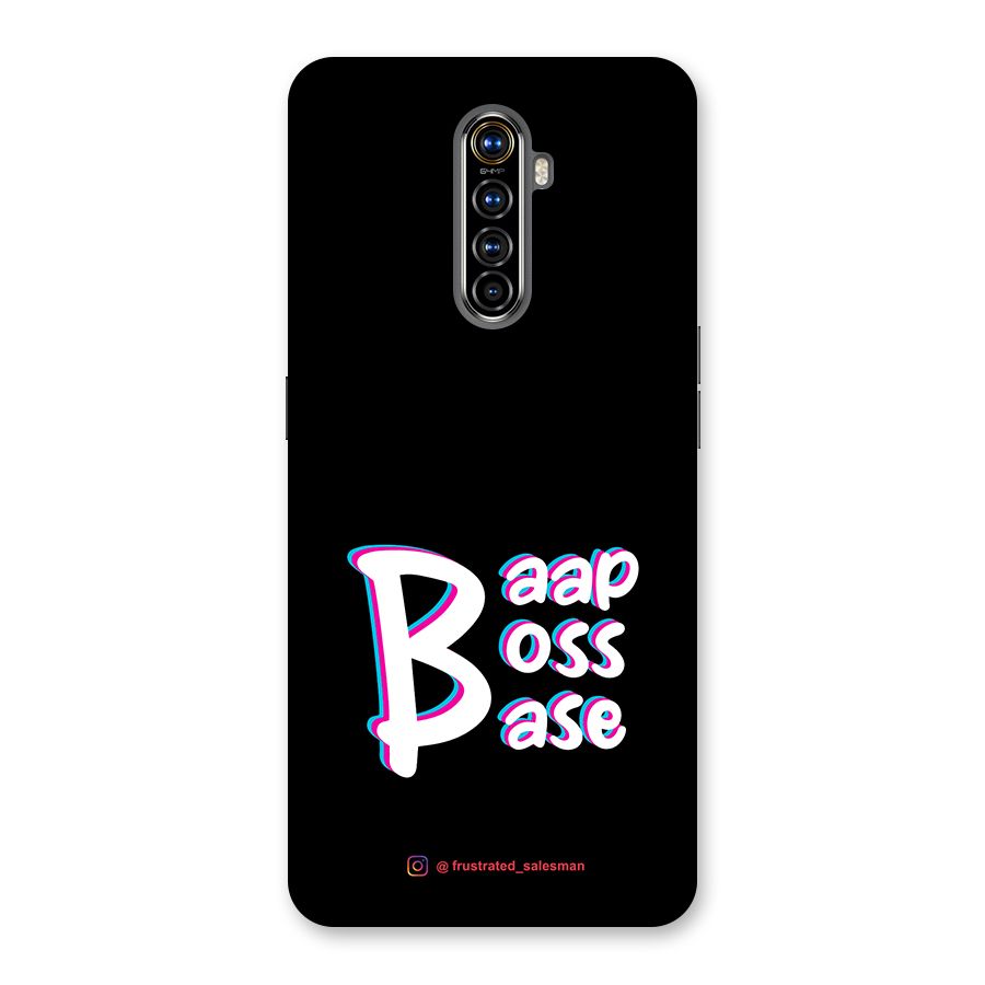 Baap Boss Base Black Back Case for Realme X2 Pro