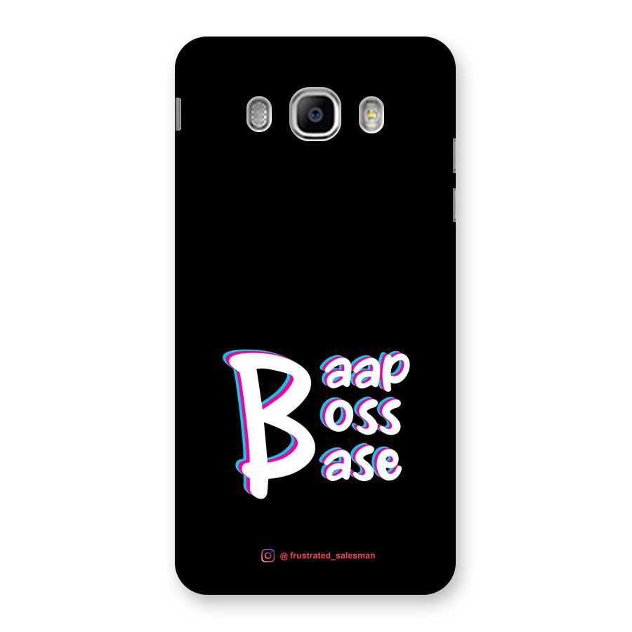 Baap Boss Base Black Back Case for Samsung Galaxy J5 2016