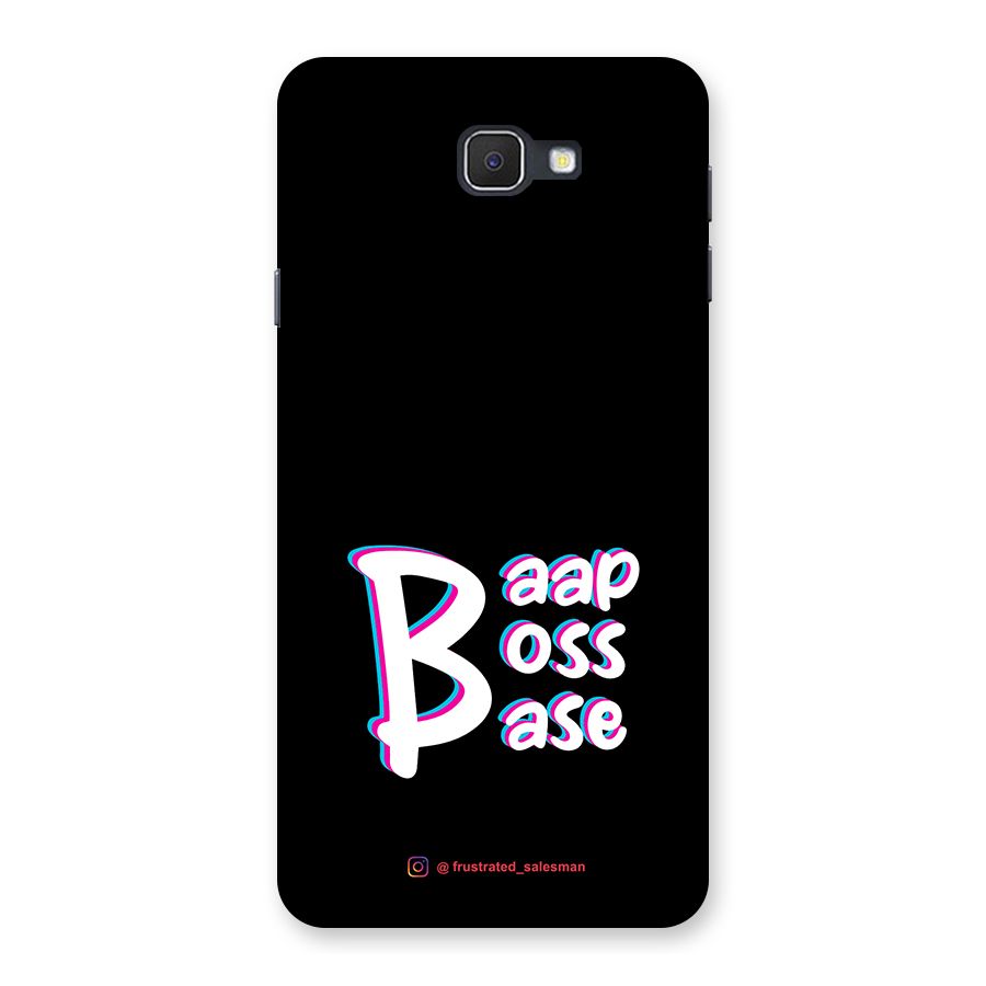 Baap Boss Base Black Back Case for Samsung Galaxy J7 Prime