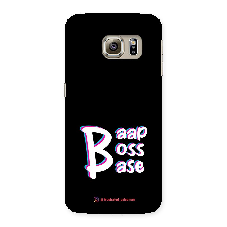 Baap Boss Base Black Back Case for Samsung Galaxy S6 Edge