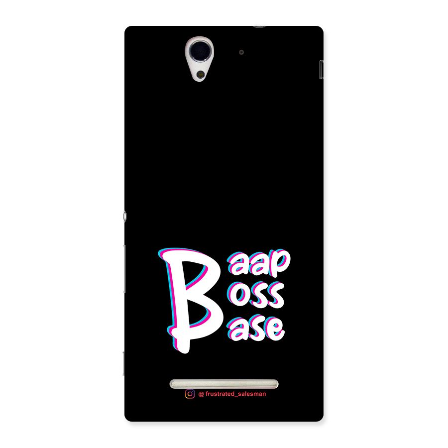 Baap Boss Base Black Back Case for Sony Xperia C3