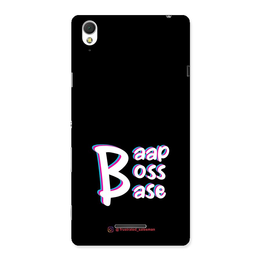 Baap Boss Base Black Back Case for Sony Xperia T3